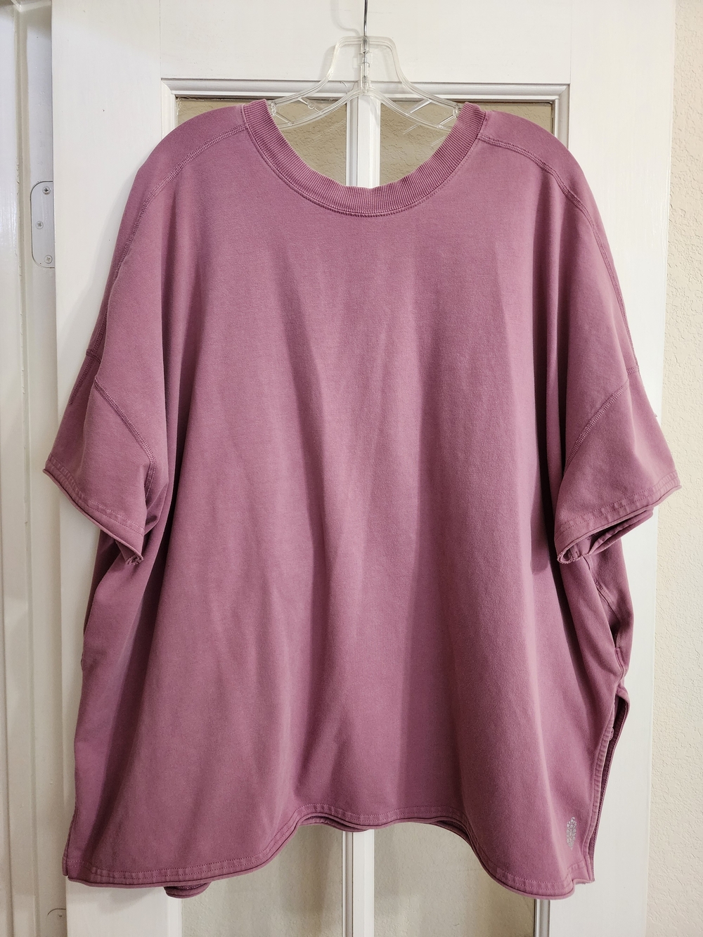 FP Movement Hot Shot Reversible Oversized Top Mauve S